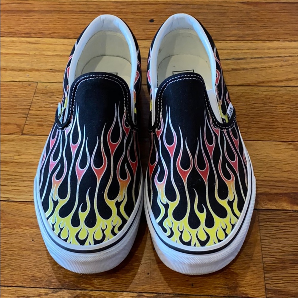Flames Vans size 8